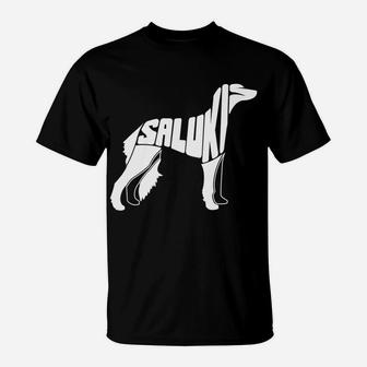 Saluki Dog Art T-Shirt - Seseable