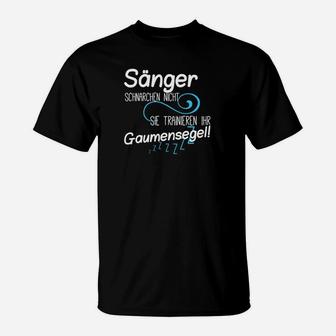 Sänger Schnarchen Nicht T-Shirt - Gaumensegel Trainer für Musiker - Seseable