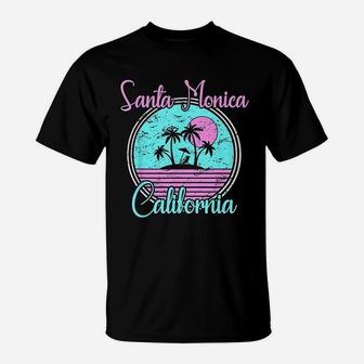 Santa Monica California Travel Or Holiday Souvenir T-Shirt - Seseable