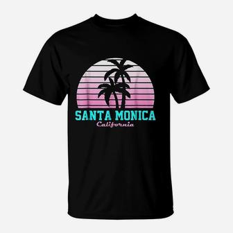 Santa Monica California Vintage Ca Souvenirs T-Shirt - Seseable