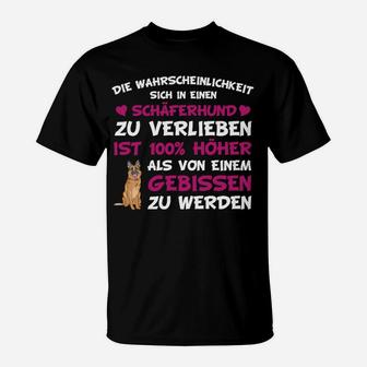 Schäferhund Verlieben Nur Online T-Shirt - Seseable