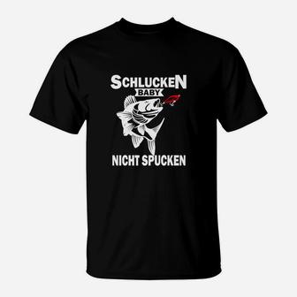 Schlucken Baby Nicht Spucken Raubfisch T-Shirt - Seseable