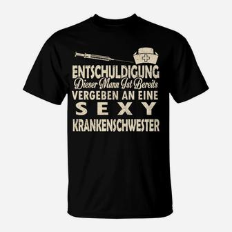 Schuldigung, dieser Mann ist vergeben an sexy Krankenschwester T-Shirt - Seseable