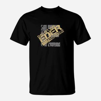 Schwarzes Urban Style T-Shirt mit Grafik-Print Design - Seseable