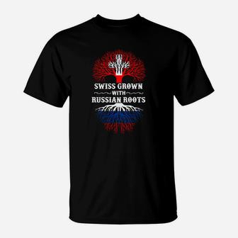 Schweizerisches Russisches T-Shirt - Seseable