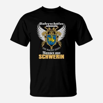 Schwerin Stolz T-Shirt Herren, Adler Motiv mit Spruch - Seseable