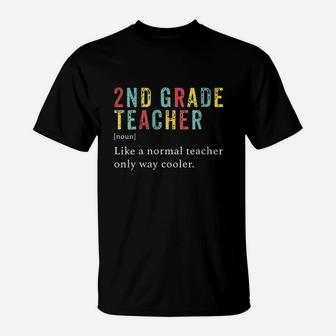 Second Grade Teacher 2nd Vintage Definition Team T-Shirt - Seseable