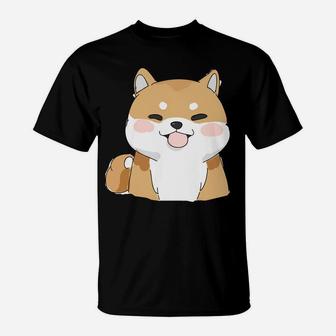 Shiba Inu Cute Japanese Cartoon Shiba Dog T-Shirt - Seseable