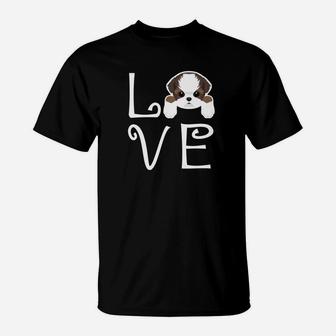 Shih Tzu Love Dog Owner Shih Tzu Puppy Premium T-Shirt - Seseable