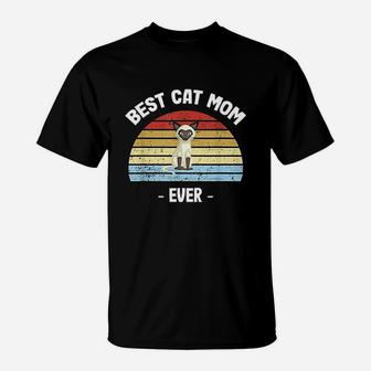 Siamese Cat Mom Gift Siamese Cat T-Shirt - Seseable