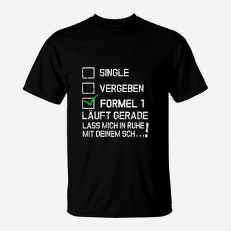 Single Vergeben-formel 1 T-Shirt - Seseable