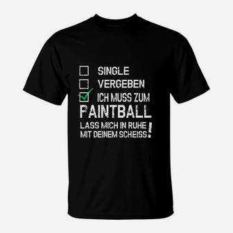 Single Vergeben-paintball T-Shirt - Seseable