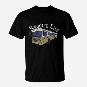 Skoolie Life Bus Conversion Nomad Lifestyle T-Shirt - Seseable