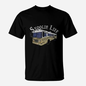 Skoolie Life Bus Conversion Nomad Lifestyle Vintage T-Shirt - Seseable