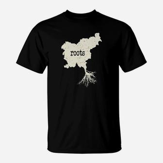 Slovenia Native Roots - Mens Premium T-shirt T-Shirt - Seseable