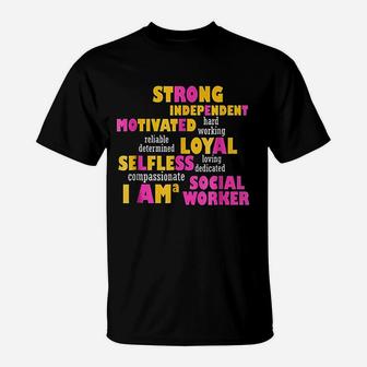 Social Worker Graduation Social Work Month T-Shirt - Seseable