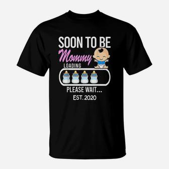 Soon To Be Mommy Est.2020 2019 It A Boy Women First Time Mom T-Shirt - Seseable