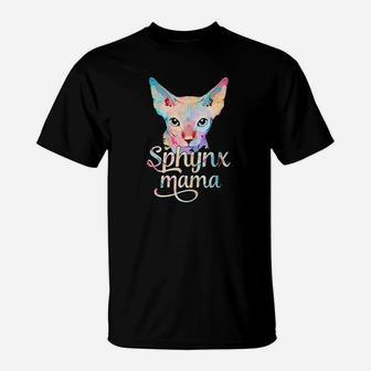 Sphynx Cat Mom Gift T-Shirt - Seseable
