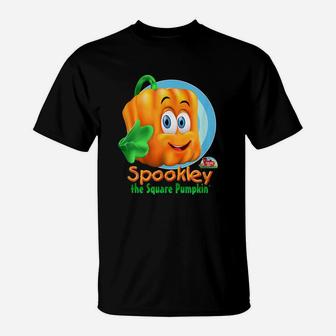 Spookley The Square Pumpkin Character V-neck T-Shirt - Seseable