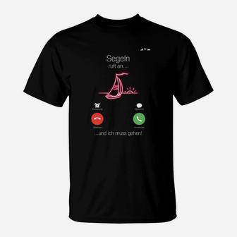 Sportliches Segel-T-Shirt mit witzigem Spruch, für Segler - Seseable