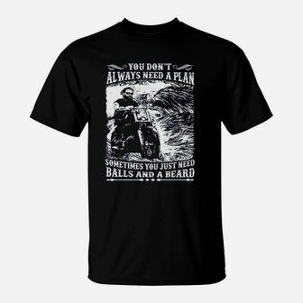 St Patricks Dads You Dont Always Need A Plan T-Shirt - Seseable