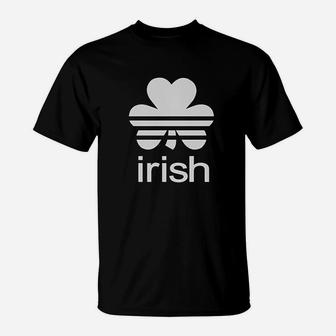 St Patrick's Day Lucky Charm Irish Clover Shamrock Youth Kids T-Shirt - Seseable