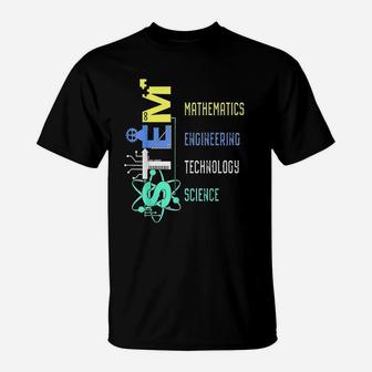 STEM Education Science Teacher Math Engineer Technology T-Shirt T-Shirt - Seseable