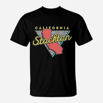 Stockton, California State Pride Hometown Vacay Family T-Shirt - Seseable