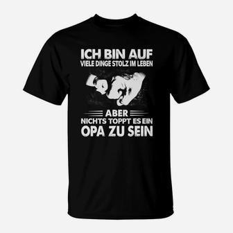 Stolzer Opa T-Shirt, Spruch über das Großvatersein - Seseable