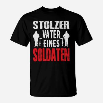 Stolzer Vater Eines Soldaten T-Shirt - Seseable