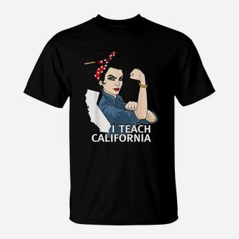 Strong I Teach California State Union Teacher Strike T-Shirt