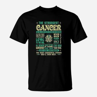Strongest Canker Loyal Can Read Your Mind Zodiac T-Shirt - Seseable