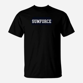 SUMFORCE Klassisches Logo T-Shirt, Schwarz für Herren - Seseable