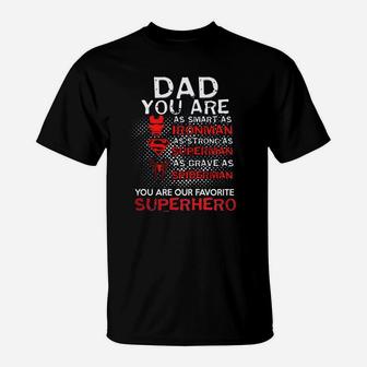 Superdad Superdad Tshirt Men Super Dad Shirt Dad Superhero T-Shirt - Seseable