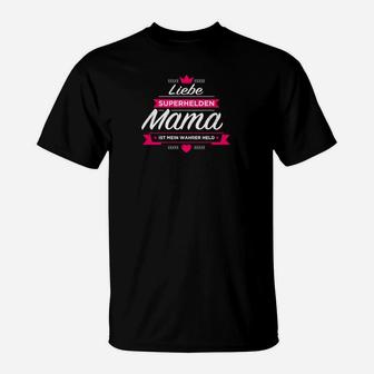 Superhelden Mama Muttertags T-Shirt - Seseable