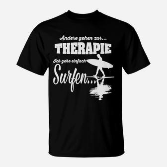 Surfer-Therapie Herren T-Shirt – Kreatives Design für Wellenreiter - Seseable