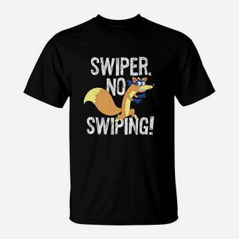 Swiper No Swiping Fox T-Shirt - Seseable