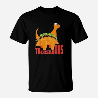 Tacosaurus Cute Brontosaurus In A Tortilla T-Shirt - Seseable