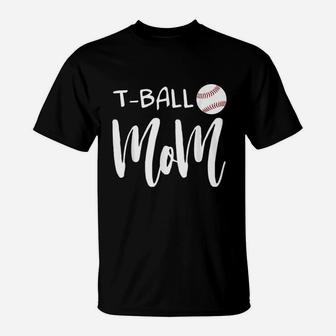 Tball Mom Ball Christmas Sport Mom Mothers Day T-Shirt - Seseable