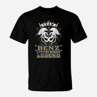 Team Benz Lifetime Member Legend -benz T Shirt Benz Hoodie Benz Family Benz Tee Benz Name Benz Lifestyle Benz Shirt Benz Names T-Shirt - Seseable