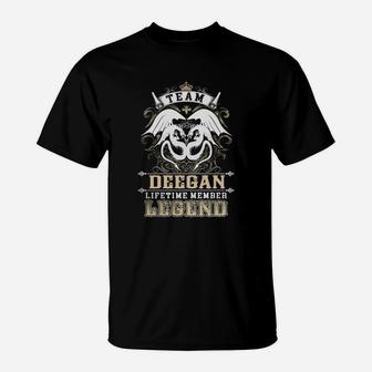 Team Deegan Lifetime Member Legend -deegan T Shirt Deegan Hoodie Deegan Family Deegan Tee Deegan Name Deegan Lifestyle Deegan Shirt Deegan Names T-Shirt - Seseable