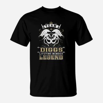 Team Diggs Lifetime Member Legend -diggs T Shirt Diggs Hoodie Diggs Family Diggs Tee Diggs Name Diggs Lifestyle Diggs Shirt Diggs Names T-Shirt - Seseable