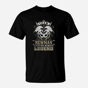 Team Newman Lifetime Member Legend -newman T Shirt Newman Hoodie Newman Family Newman Tee Newman Name Newman Lifestyle Newman Shirt Newman Names T-Shirt - Seseable