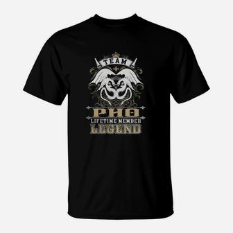 Team Pho Lifetime Member Legend Name T-Shirt - Seseable
