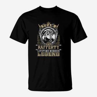 Team Rafferty Lifetime Member Legend - Rafferty T Shirt Rafferty Hoodie Rafferty Family Rafferty Tee Rafferty Name Rafferty Lifestyle Rafferty Shirt Rafferty Names T-Shirt - Seseable