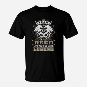 Team Reed Lifetime Member Legend -reed T Shirt Reed Hoodie Reed Family Reed Tee Reed Name Reed Lifestyle Reed Shirt Reed Names T-Shirt - Seseable
