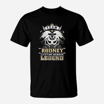 Team Rodney Lifetime Member Legend -rodney T Shirt Rodney Hoodie Rodney Family Rodney Tee Rodney Name Rodney Lifestyle Rodney Shirt Rodney Names T-Shirt - Seseable