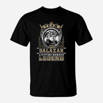 Team Salazar Lifetime Member Legend -salazar T Shirt Salazar Hoodie Salazar Family Salazar Tee Salazar Name Salazar Lifestyle Salazar Shirt Salazar Names T-Shirt - Seseable
