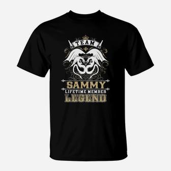 Team Sammy Lifetime Member Legend -sammy T Shirt Sammy Hoodie Sammy Family Sammy Tee Sammy Name Sammy Lifestyle Sammy Shirt Sammy Names T-Shirt - Seseable