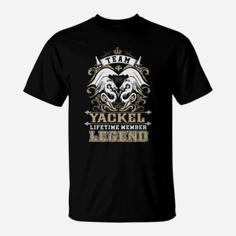 Team Yackel Lifetime Member Legend -yackel T Shirt Yackel Hoodie Yackel Family Yackel Tee Yackel Name Yackel Lifestyle Yackel Shirt Yackel Names T-Shirt - Seseable